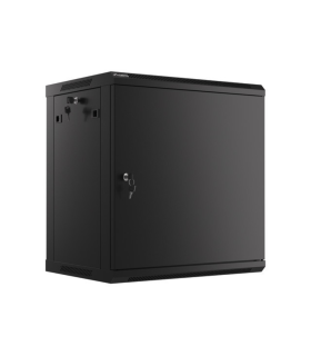 ARMARIO LANBERG MURAL RACK 19 12U 600X450 FLAT PACK AUTOENSA NEGRO PTA METALICA