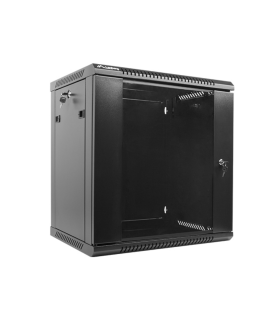 ARMARIO LANBERG MURAL RACK 19 12U 600X450 FLAT PACK V2 NEGRO