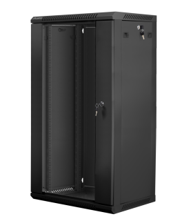 ARMARIO LANBERG MURAL RACK 19 22U 600X450 FLAT PACK V2 NEGRO