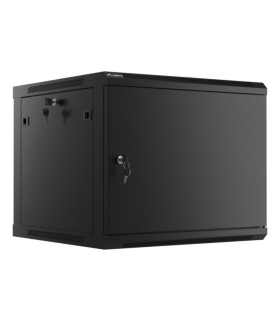 ARMARIO LANBERG MURAL RACK 19 9U 600X600 FLAT PACK AUTOENSAM NEGRO PTA METALICA