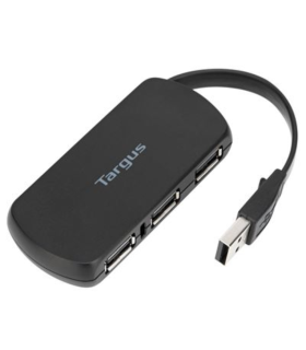 HUB USB TARGUS 4 PUERTOS USB NEGRO