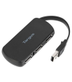 HUB USB TARGUS 4 PUERTOS USB NEGRO