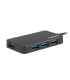 HUB NATEC SILKWORM USB C 4 PUERTOS USB 30 NEGRO