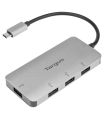ADAPTADOR TARGUS USB-C A 4xUSB 3.0 PLATA