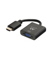 CABLE CONVERTIDOR EWENT HDMI MACHO - VGA HEMBRA CON AUDIO 0,15 METROS