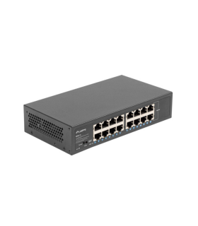 SWITCH LANBERG 16 PUERTOS GIGABIT ETHERNET RACK 10 19