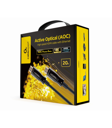 CABLE HDMI GEMBIRD DE ALTA VELOCIDAD CON OPTICA ACTIVA AOC CON ETHERNET 20 M