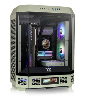 CAJA THERMALTAKE THE TOWER T600 ATX 2XUSB 30 SIN FUENTE VERDE MATCHA