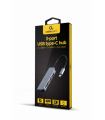 HUB USB TIPO-C DE 3 PUERTOS USB 3.1 Y USB 2.0 CON LECTOR DE TARJETAS