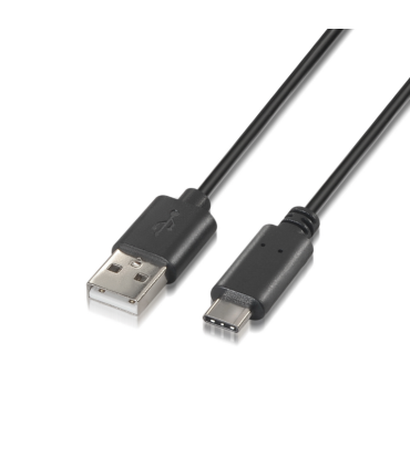 CABLE AISENS USB 20 3A TIPO USB C M A M NEGRO 10M