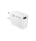 CARGADOR NATEC RIBERA 18W 1XUSB A QC30 BLANCO