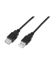 CABLE AISENS USB 2.0 TIPO A M-A H NEGRO 3.0M