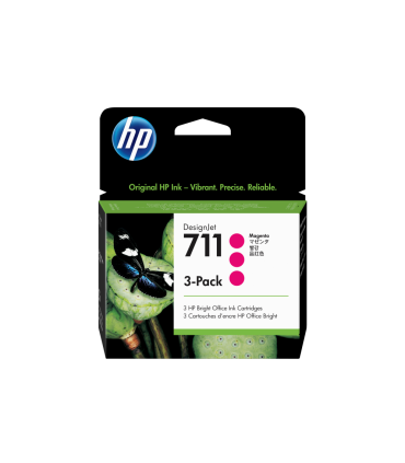 TINTA HP 711 MAGENTA PACK 3