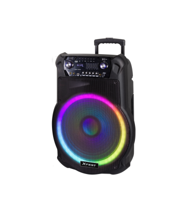 ALTAVOZ KARAOKE TREVI XF 1600 KB 200W AMPLIFAWTROLLEYMIC WIRELESS INCLUIDO