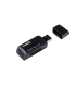 LECTOR DE TARJETAS NATEC MINI ANT 3 SDHC MMC M2 MICROSD USB 20 NEGRO