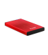 CARCASA HDD TOOQ TQE 2527R 25 95 MM SATA USB 30 31 ROJO