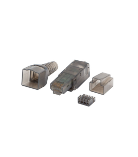CONECTOR LANBERG RJ45 CAT6A UTP PLUG 8P8C TOOL LESS