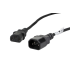 CABLE ALARGADOR LANBERG ALIMENTACION CPU IEC320 C13 H IEC320 C14 M VDE 18M