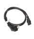 CABLE DE ALIMENTACION LANBERG SCHUKO CEE 7 7 A IEC320 C13 18M