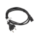 CABLE LANBERG DE ALIMENTACION OCHO CEE 7 16 A IEC320 C7 EURO RADIO NEGRO 18 M