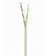 CABLE RED GEMBIRD UTP CAT6 TRENZADO PREMIUM CCA AWG24 BOBINA 305M GRIS