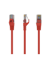 Cable de red Gembird PP6U-0.5M/R, CAT6 UTP de CCA, 0,5 m, rojo