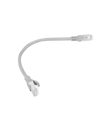 CABLE RED LANBERG LATIGUILLO CAT6 UTP 025M GRIS FLUKE PASSED