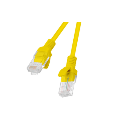 CABLE RED LANBERG LATIGUILLO CAT6 UTP 05M AMARILLO FLUKE PASSED