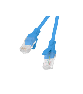 CABLE RED LANBERG LATIGUILLO CAT6 UTP 2M AZUL FLUKE PASSED