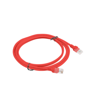 CABLE RED LANBERG LATIGUILLO CAT6 UTP 2M ROJO FLUKE PASSED