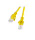 CABLE RED LANBERG LATIGUILLO CAT6 UTP 5M AMARILLO FLUKE PASSED
