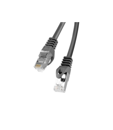 CABLE RED LANBERG LATIGUILLO CAT6 FTP 1M NEGRO FLUKE PASSED
