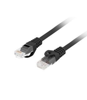 CABLE RED LANBERG LATIGUILLO CAT6 UTP LSZH CU 15M NEGRO FLUKE PASSED