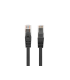 CABLE RED LANBERG LATIGUILLO CAT6 UTP LSZH CU 1M NEGRO FLUKE PASSED