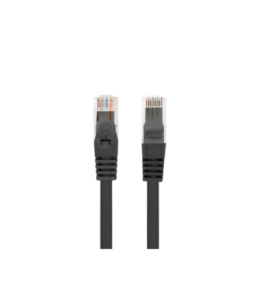 CABLE RED LANBERG LATIGUILLO CAT6 UTP LSZH CU 1M NEGRO FLUKE PASSED