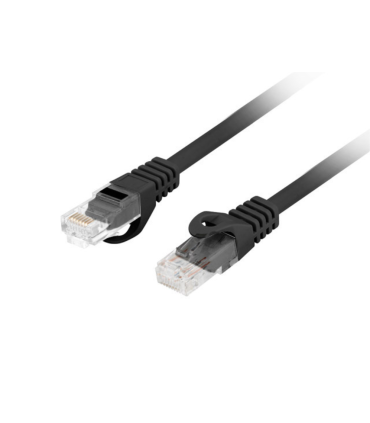 CABLE RED LANBERG LATIGUILLO CAT6 UTP LSZH CU 2M NEGRO FLUKE PASSED