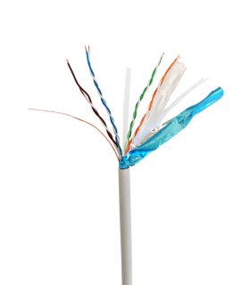 BOBINA CABLE GEMBIRD CAT6 FTP PREMIUM CCA SOLIDO ECA 305 M