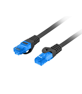 CABLE RED LANBERG LATIGUILLO CAT6A S FTP LSZH CCA 3M NEGRO FLUKE PASSED