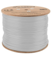 Bobina de cable de red Lanberg CAT6A FTP, 305 m, gris
