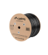 BOBINA CABLE RED LANBERG EXTERIOR UTP RJ45 CAT6 SOLIDO CU AWG24 305M NEGRO FLU