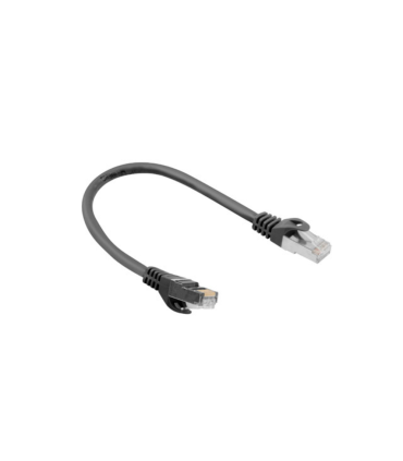 CABLE RED LANBERG LATIGUILLO CAT6 FTP 025M NEGRO FLUKE PASSED