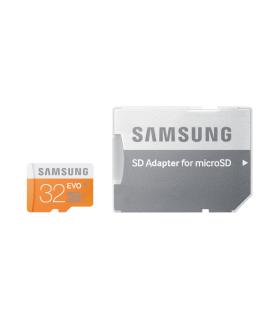 MICRO SD SAMSUNG 32GB EVO C10 R100 W60 CON ADAPTADOR
