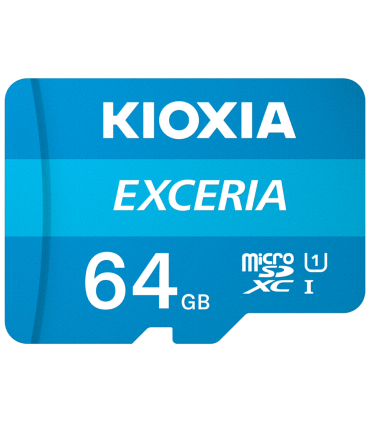 MICRO SD KIOXIA 64GB EXCERIA UHS I C10 R100 CON ADAPTADOR