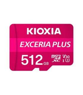 MICRO SD KIOXIA 512GB EXCERIA PLUS UHS I C10 R98 CON ADAPTADOR