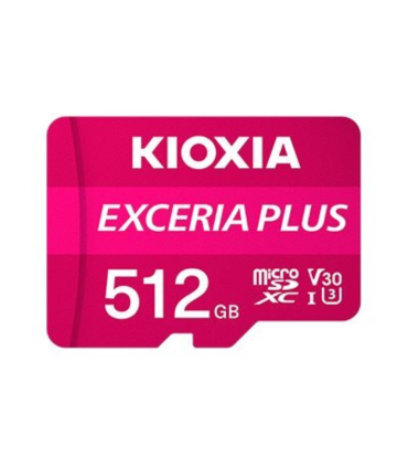MICRO SD KIOXIA 512GB EXCERIA PLUS UHS I C10 R98 CON ADAPTADOR
