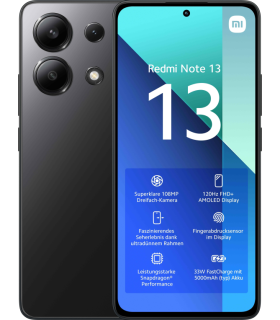 SMARTPHONE XIAOMI REDMI NOTE 13 667 8GB RAM 256GB ROM BLACK