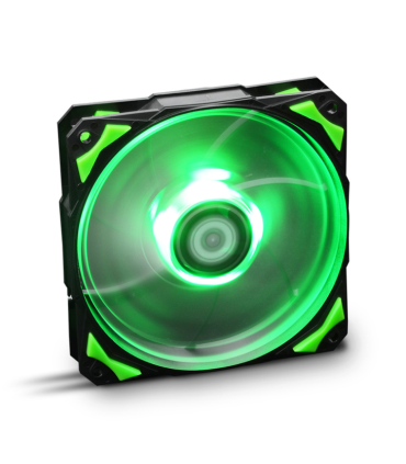 VENTILADOR CAJA NOX HUMMER H FAN LED 120MM NEGRO LED VERDE