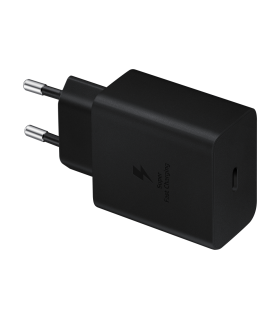 CARGADOR RAPIDO SAMSUNG EP T4510 45W USB C CON CABLE NEGRO