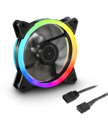 VENTILADOR CAJA SHARKOON SHARK BLADES FAN 120X120X 255 MM PWM RGB