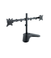 SOPORTE MESA TOOQ 2 PANTALLAS 17"-32" NEGRO